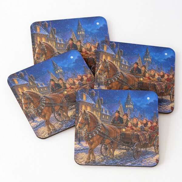 Item preview, Victorian Christmas Carriage Ride Through the Snow Retro Vintage Photo designed and sold by acceleratorhams.