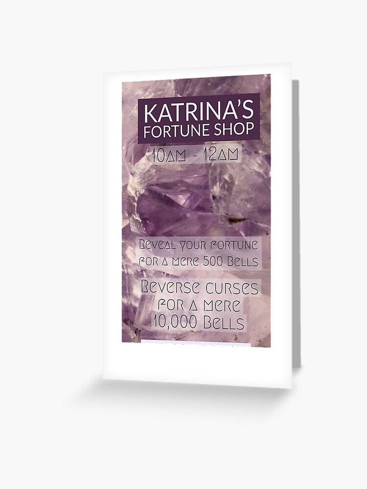 Thumbnail 1 of 2, Greeting Card, Katrina’s fortunes designed and sold by K-AEyston.