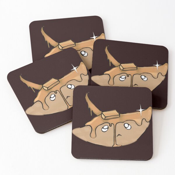 Item preview, - Pancake stingray - Breakfast Critters - dark red - designed and sold by echoztarrr.