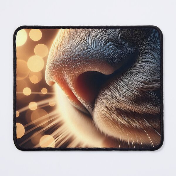 Item preview, Vibrant feline nose - Bokeh glow designed and sold by davidromapixel.
