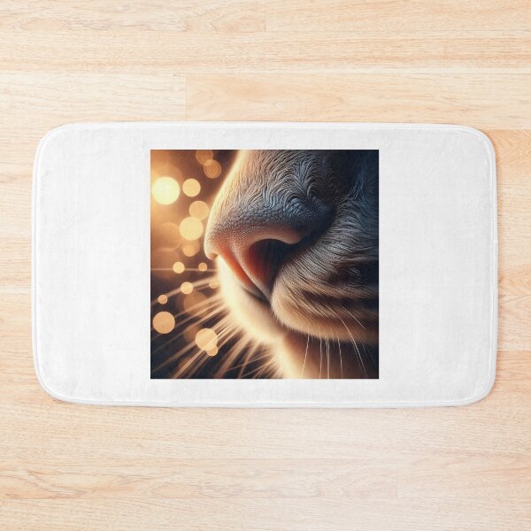 Item preview, Vibrant feline nose - Bokeh glow designed and sold by davidromapixel.
