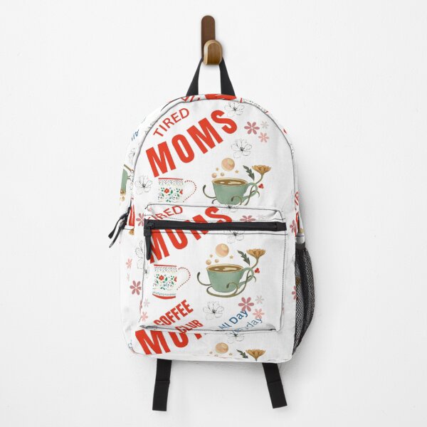 Item preview, Tired Moms Coffee Club – Cute Floral Coffee Lover Design for Moms | Cozy Aesthetic Retro Mom Life Graphic Tee designed and sold by GloboStyle Design .