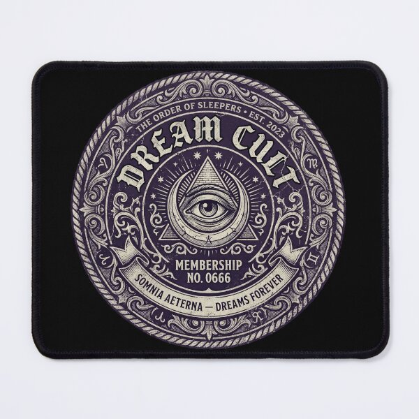 Item preview, Dream Cult Membership Vintage Occult Lodge Witchy Mystical Aesthetic Tee designed and sold by afarkar.