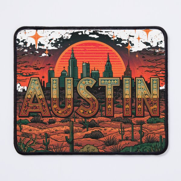 Item preview, Austin Cosmic Heat designed and sold by Musicdrip.