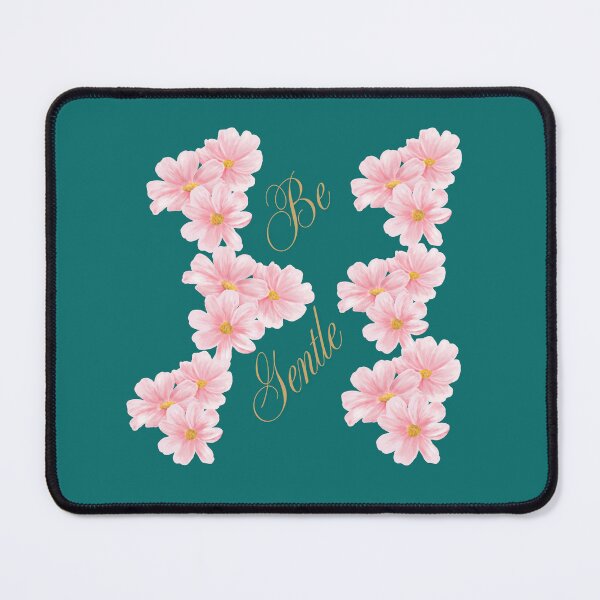 Item preview, Be Gentle Pink Floral Aesthetic Design designed and sold by VariusDesigns.