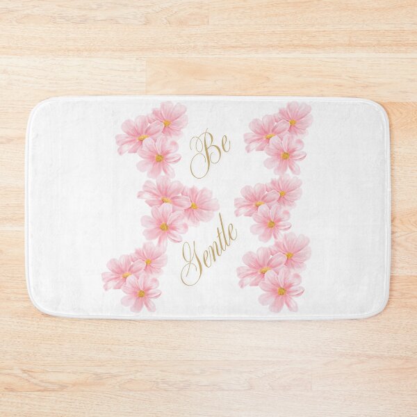 Item preview, Be Gentle Pink Floral Aesthetic Design designed and sold by VariusDesigns.