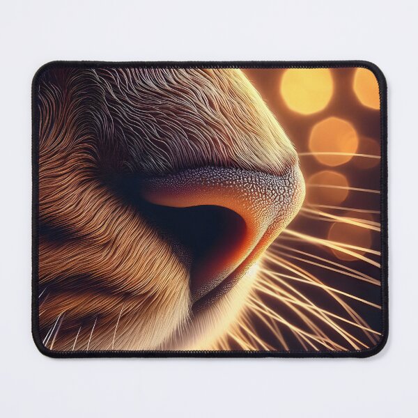 Item preview, Feline nose with soft lights - Textured details designed and sold by davidromapixel.