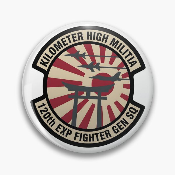 Item preview, 120th Expeditionary Fighter Generation Squadron "Kilometer High Militia" Patch designed and sold by CharlieDesings.