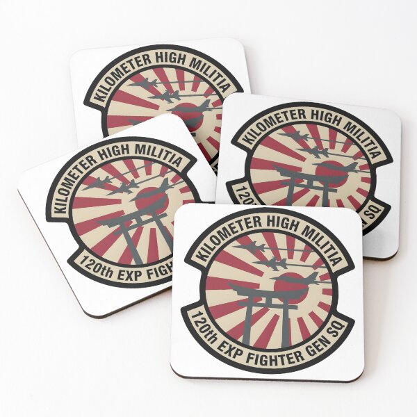 Item preview, 120th Expeditionary Fighter Generation Squadron "Kilometer High Militia" Patch designed and sold by CharlieDesings.