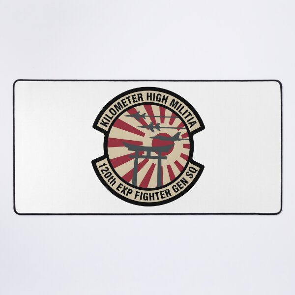 Item preview, 120th Expeditionary Fighter Generation Squadron "Kilometer High Militia" Patch designed and sold by CharlieDesings.
