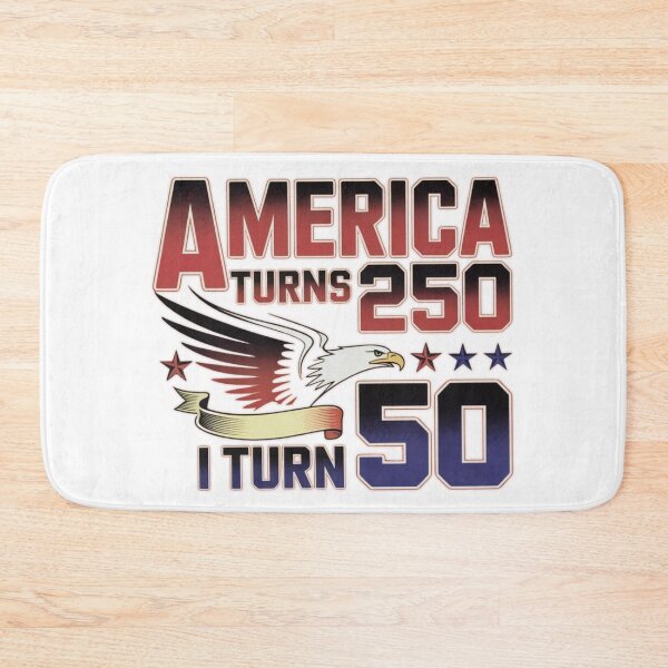 Item preview, America Turns 250 I Turn 50 Eagle T-Shirt designed and sold by MerchlyMike.