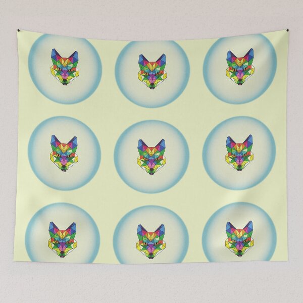 Item preview, Geometric Fox | Modern Abstract Animal Illustration designed and sold by Megan-Alice.