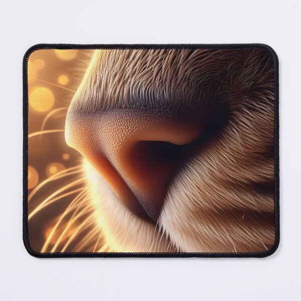 Item preview, Feline nose with golden glow - Precise detail designed and sold by davidromapixel.