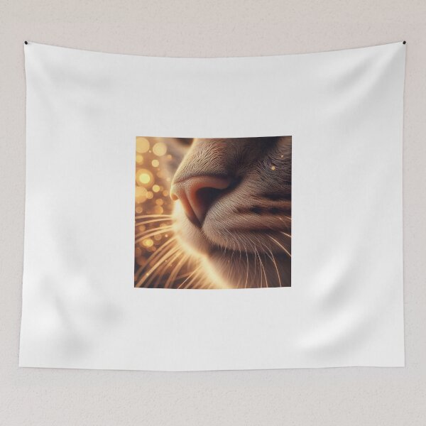 Item preview, Cat nose with golden light - Intimate detail designed and sold by davidromapixel.