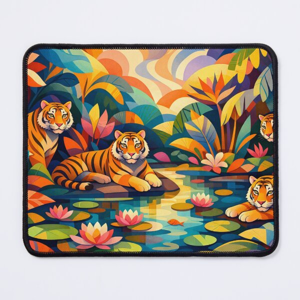 Item preview, Tiger Garden of Colors designed and sold by Sigtrix.