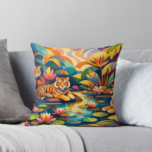 Item preview, Tiger Garden of Colors designed and sold by Sigtrix.