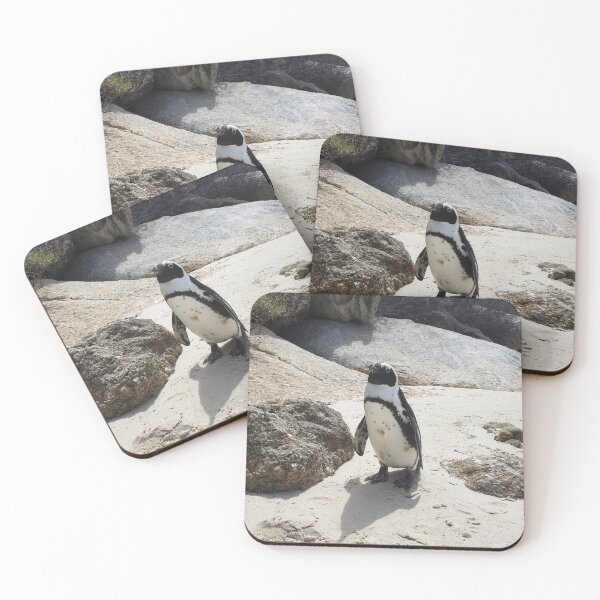 Item preview, Wild African Penguin - Minimalist Ocean Wildlife Illustration | Endangered Penguin Art designed and sold by Megan-Alice.