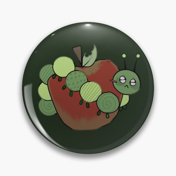 Item preview,  - Caterpillar apple - Buggers - Green - designed and sold by echoztarrr.