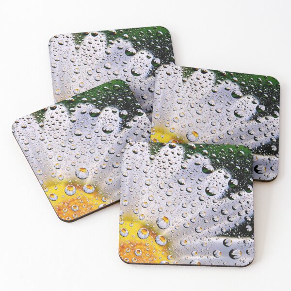 Item preview, Daisy Refraction in Water Drops - Macro Nature Abstract designed and sold by BlueMandarin.