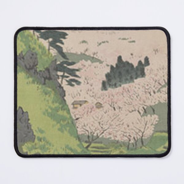 Item preview, Cherry Blossoms at Mount Yoshino: Vintage Hiroshige II Japanese Ukiyo-e Landscape designed and sold by vekotpu.