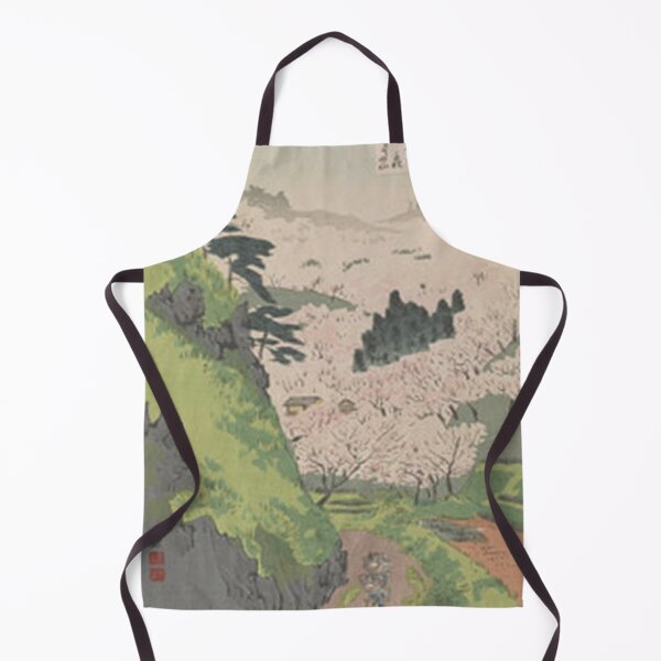 Item preview, Cherry Blossoms at Mount Yoshino: Vintage Hiroshige II Japanese Ukiyo-e Landscape designed and sold by vekotpu.