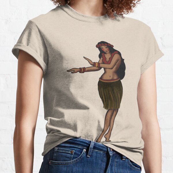 Hula Girl T-Shirts for Sale | Redbubble