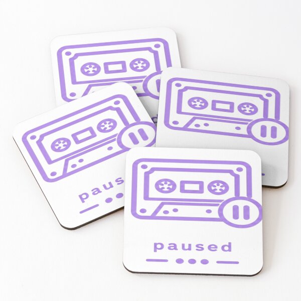Item preview, Paused – Retro Cassette Aesthetic designed and sold by Velora Design .