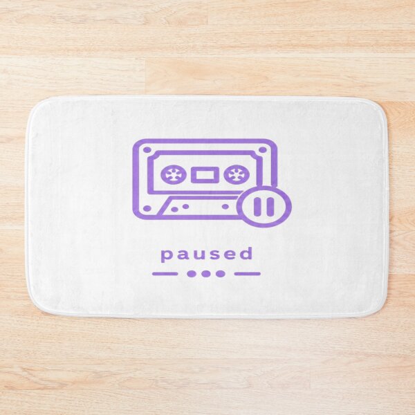 Item preview, Paused – Retro Cassette Aesthetic designed and sold by Velora Design .