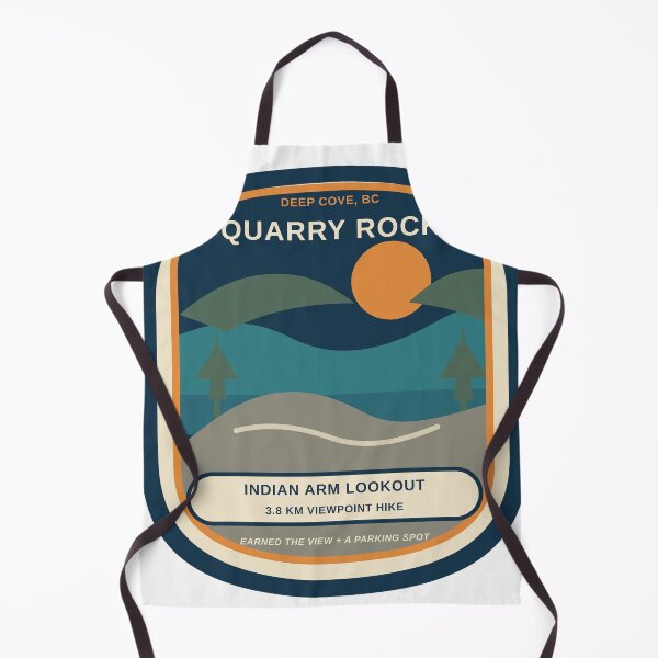 Item preview, Quarry Rock Deep Cove Hiking Badge designed and sold by Triple-Crown.