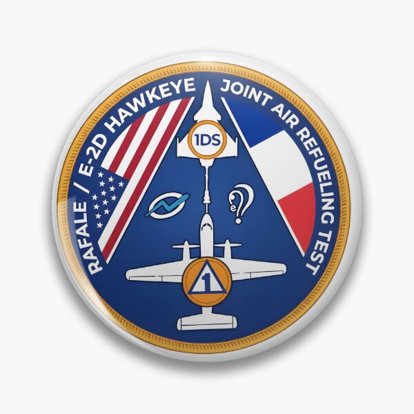 Item preview, US-France Rafale and E-2D Hawkeye Joint Air Refueling Test Patch designed and sold by CharlieDesings.
