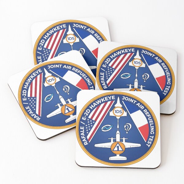 Item preview, US-France Rafale and E-2D Hawkeye Joint Air Refueling Test Patch designed and sold by CharlieDesings.