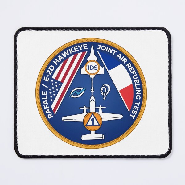 Item preview, US-France Rafale and E-2D Hawkeye Joint Air Refueling Test Patch designed and sold by CharlieDesings.