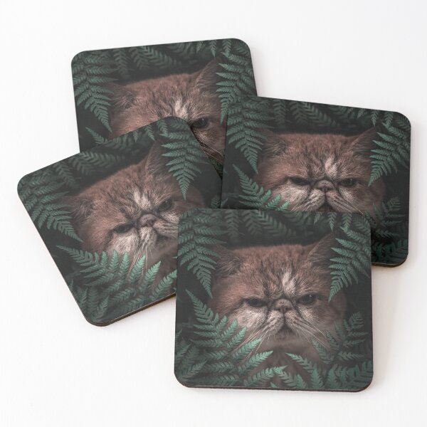 Item preview, Peaknose Cat In Ferns designed and sold by Ariz Rab.
