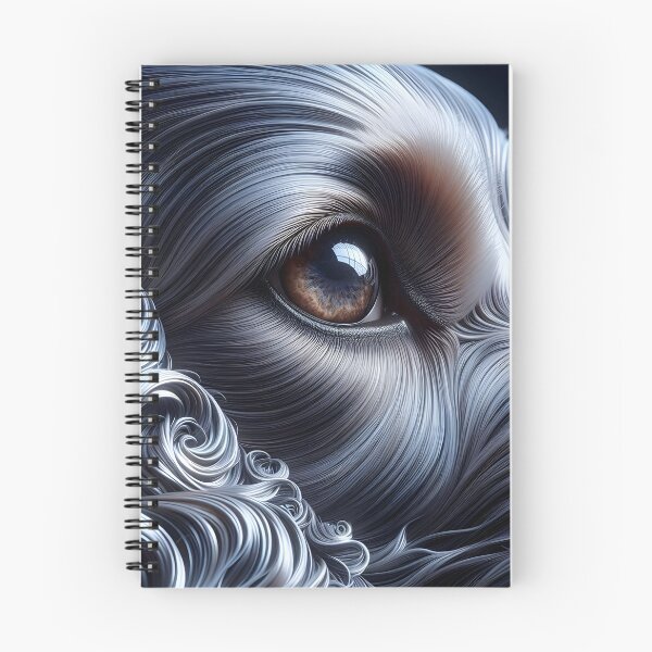 Item preview, Elegant canine eye - Fur curves designed and sold by davidromapixel.