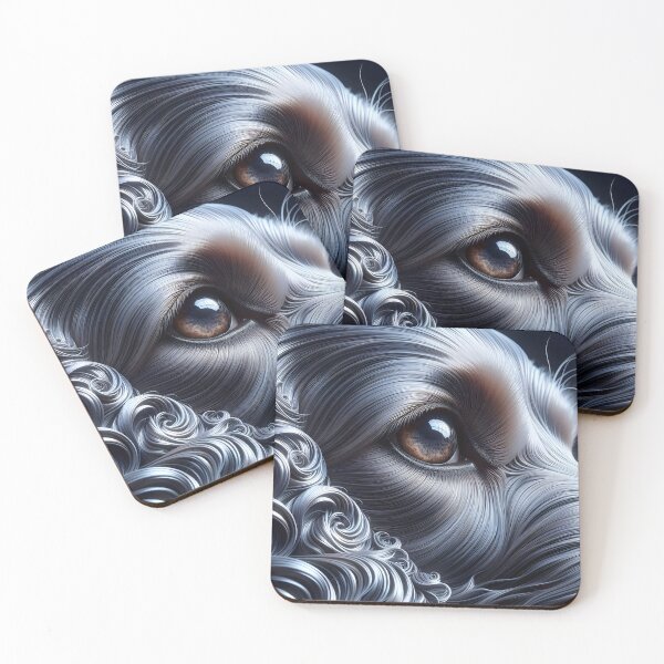 Item preview, Elegant canine eye - Fur curves designed and sold by davidromapixel.