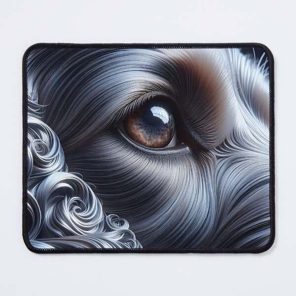 Item preview, Elegant canine eye - Fur curves designed and sold by davidromapixel.