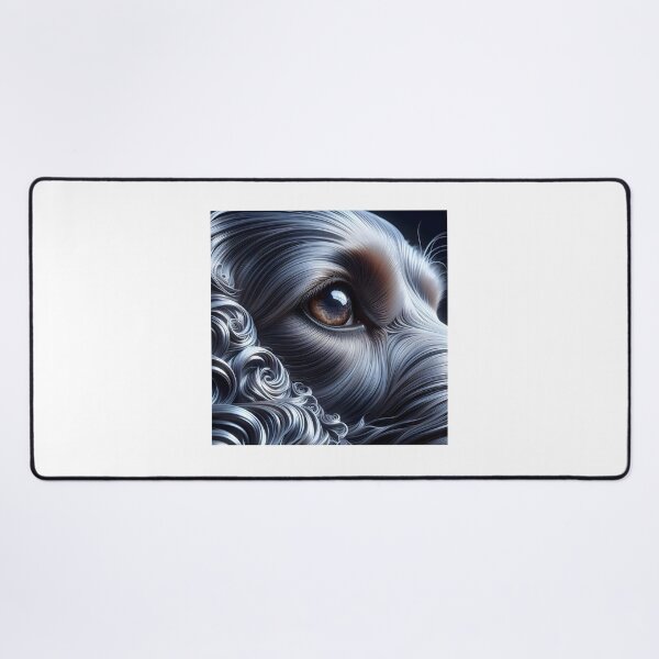 Item preview, Elegant canine eye - Fur curves designed and sold by davidromapixel.