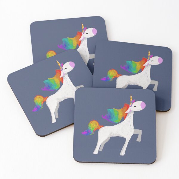 Item preview, Rainbow unicorn designed and sold by sheepisch.