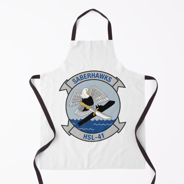 Item preview, US Navy Helicopter Anti-Submarine Squadron Light 41 (HSL-41) "Saberhawks" Insignia designed and sold by CharlieDesings.