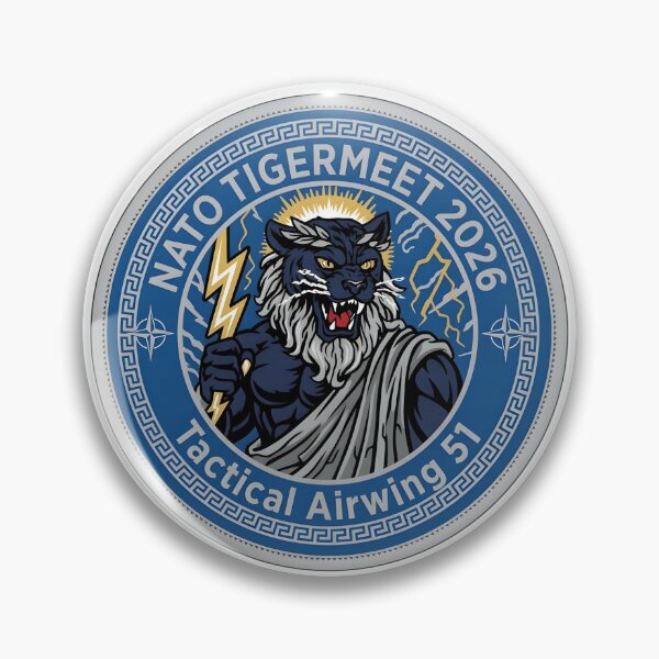 Item preview, NATO Tiger Meet 2026 Tactical Airwing 51 Schleswig Insignia designed and sold by CharlieDesings.