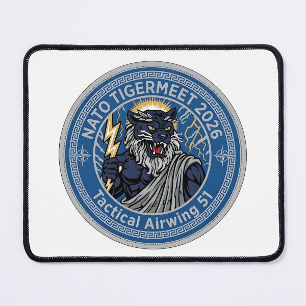 Item preview, NATO Tiger Meet 2026 Tactical Airwing 51 Schleswig Insignia designed and sold by CharlieDesings.