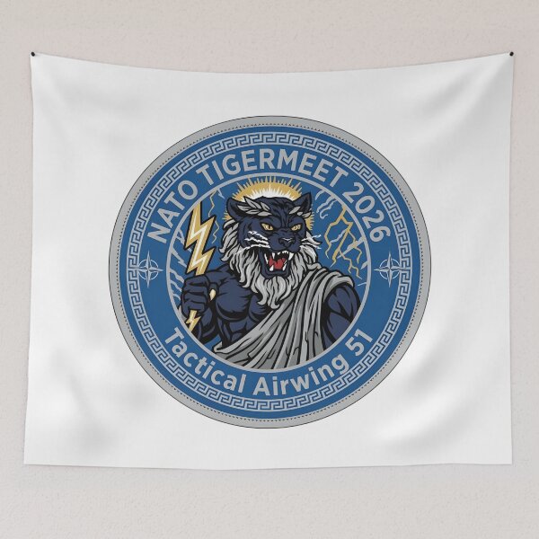Item preview, NATO Tiger Meet 2026 Tactical Airwing 51 Schleswig Insignia designed and sold by CharlieDesings.