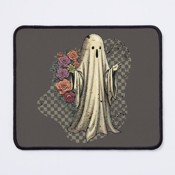 Item preview, Retro Halloween Shirt | Distressed Ghost Image | Vintage Spooky Season | Dark Academia designed and sold by LivingFullofFun.
