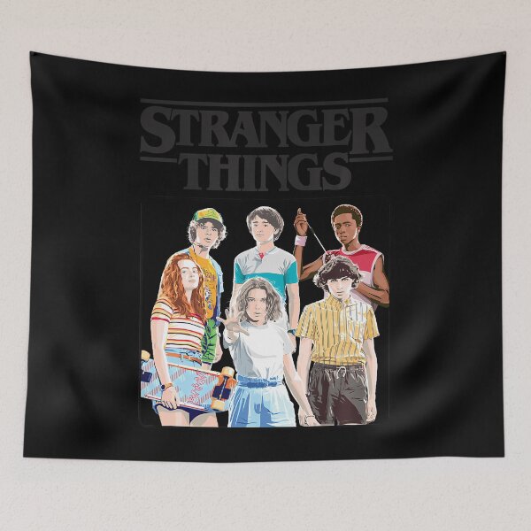 Item preview, Stranger Things Vintage Eighties Retro Group Shot Title Logo  designed and sold by Nisidi.