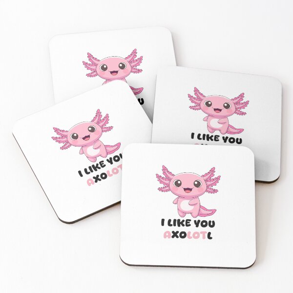 Item preview, A LOTL Cute Pink Axolotl Kawaii Pun Design designed and sold by klebtgut.
