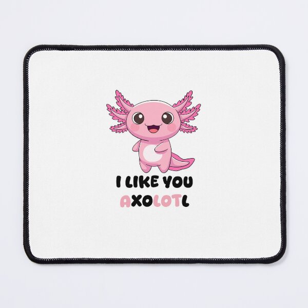 Item preview, A LOTL Cute Pink Axolotl Kawaii Pun Design designed and sold by klebtgut.