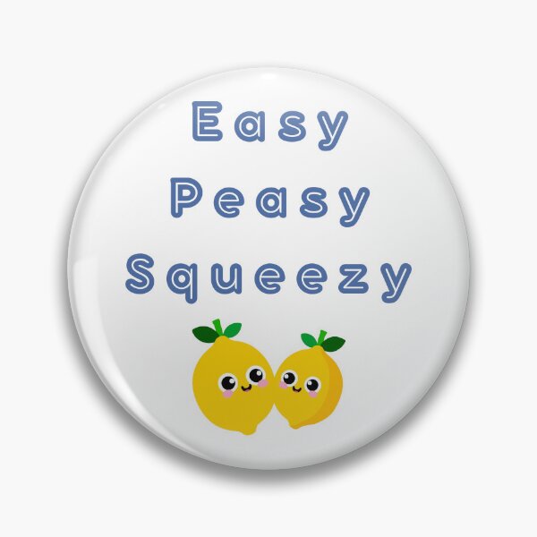 Item preview, Easy Peasy Squeezy – Cute Blue & Yellow Citrus Illustration designed and sold by EVESTUDIOART.