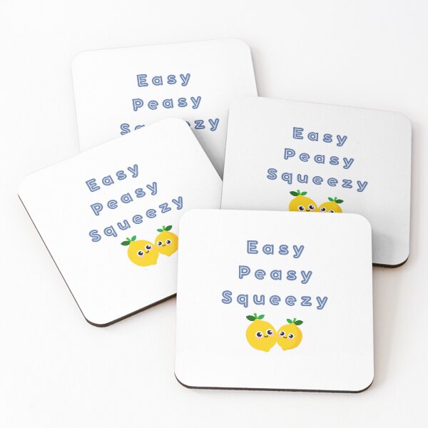 Item preview, Easy Peasy Squeezy – Cute Blue & Yellow Citrus Illustration designed and sold by EVESTUDIOART.