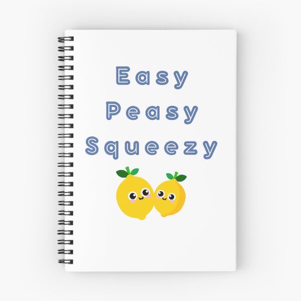 Item preview, Easy Peasy Squeezy – Cute Blue & Yellow Citrus Illustration designed and sold by EVESTUDIOART.