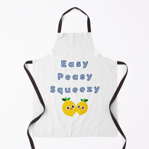 Item preview, Easy Peasy Squeezy – Cute Blue & Yellow Citrus Illustration designed and sold by EVESTUDIOART.